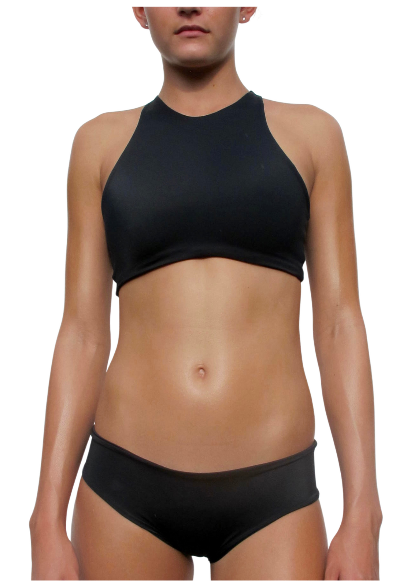 Lace Crop + Boyshort Bottoms