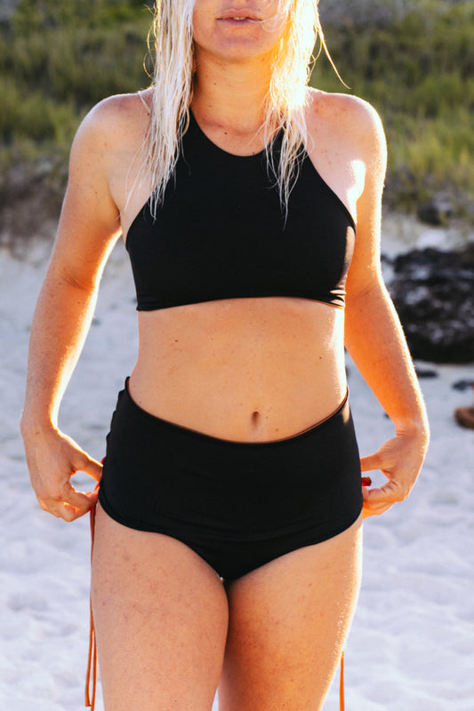 Highwaisted Lace Up Bottom