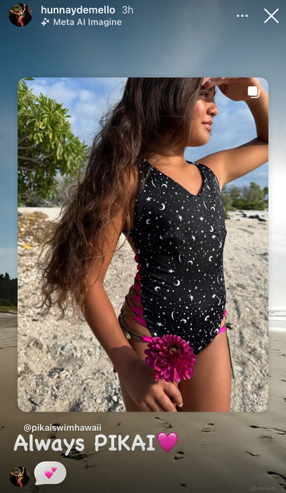 Keiki Lace Up Monokini
